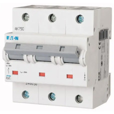 Автоматичний вимикач 3Р 50А 25кА х-ка C, EATON PLHT-C50/3 (248037)