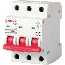 Автоматичний вимикач 3Р 40А 6кА х-ка С, E.NEXT e.mcb.pro.60.3.c40 (p042035)
