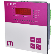 Регулятор реактивної потужності на 12 ступенів 400V, ETI PFC 12 RS (4656907)