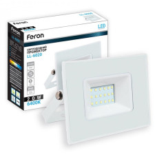 Прожектор світлодіодний 20W 220V 6400K IP65 білий, Feron LL-6020 (40052)