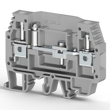 Клема струмова з 1 тестовим гніздом сіра, Klemsan WGO (370591)