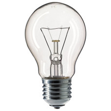 Лампа розжарювання 100W E27 220V A55, Philips Standard