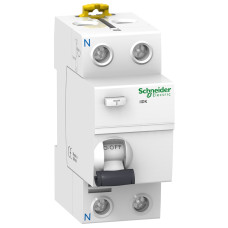 Вимикач диференційний (ПЗВ) 1P+N 25A 6кА 30мА, Schneider Electric iLD K AC (A9R50225)