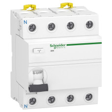 Вимикач диференційний (ПЗВ) 3P+N 25A 6кА 30мА, Schneider Electric iLD K AC (A9R50425)